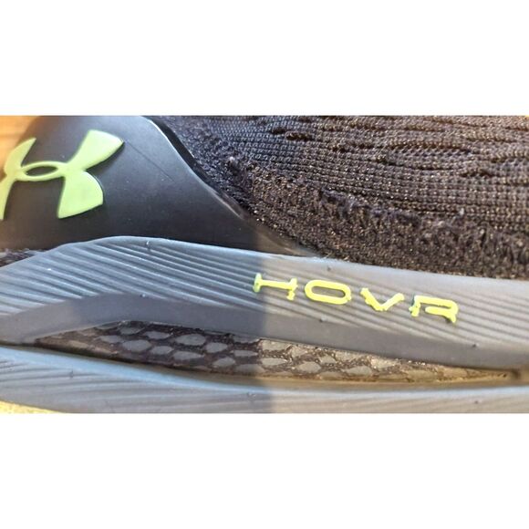 Under Armour HOVR Sonic 3 Running Shoes Mens 9 Black / Lime Green MapMyRun - Picture 6 of 8